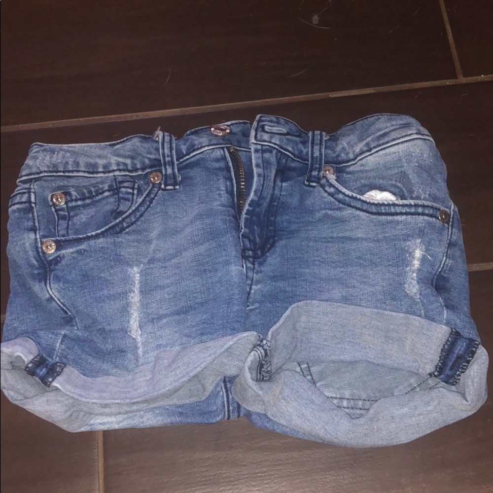 Girls jean shorts